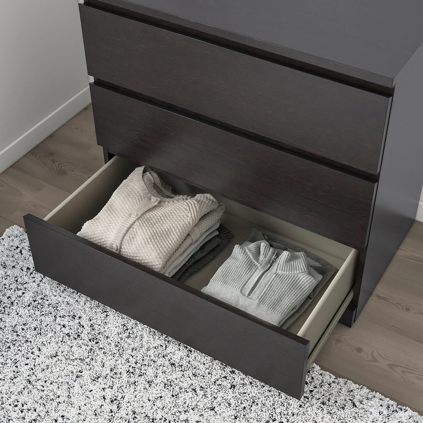 Drawer Unit - MDF Wood - Brown - 78x45x76 cm - Cataloug