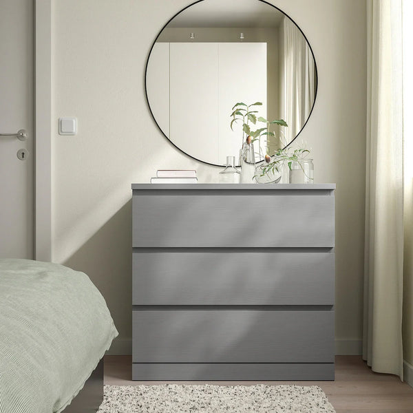Drawer Unit - MDF Wood - Grey - 78x45x76 cm - Cataloug