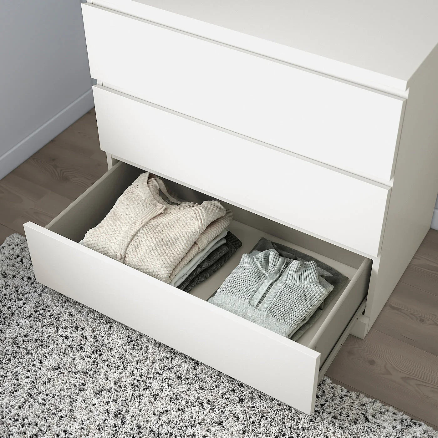 Drawer Unit - MDF Wood - White - 78x45x76 cm - Cataloug