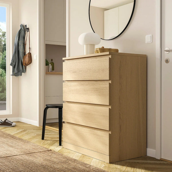 Drawer Unit - MDF Wood - Beige - 78x45x100 cm - Cataloug
