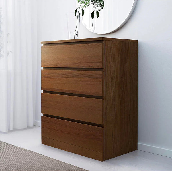 Drawer Unit - MDF Wood - Brown - 78x45x100 cm - Cataloug