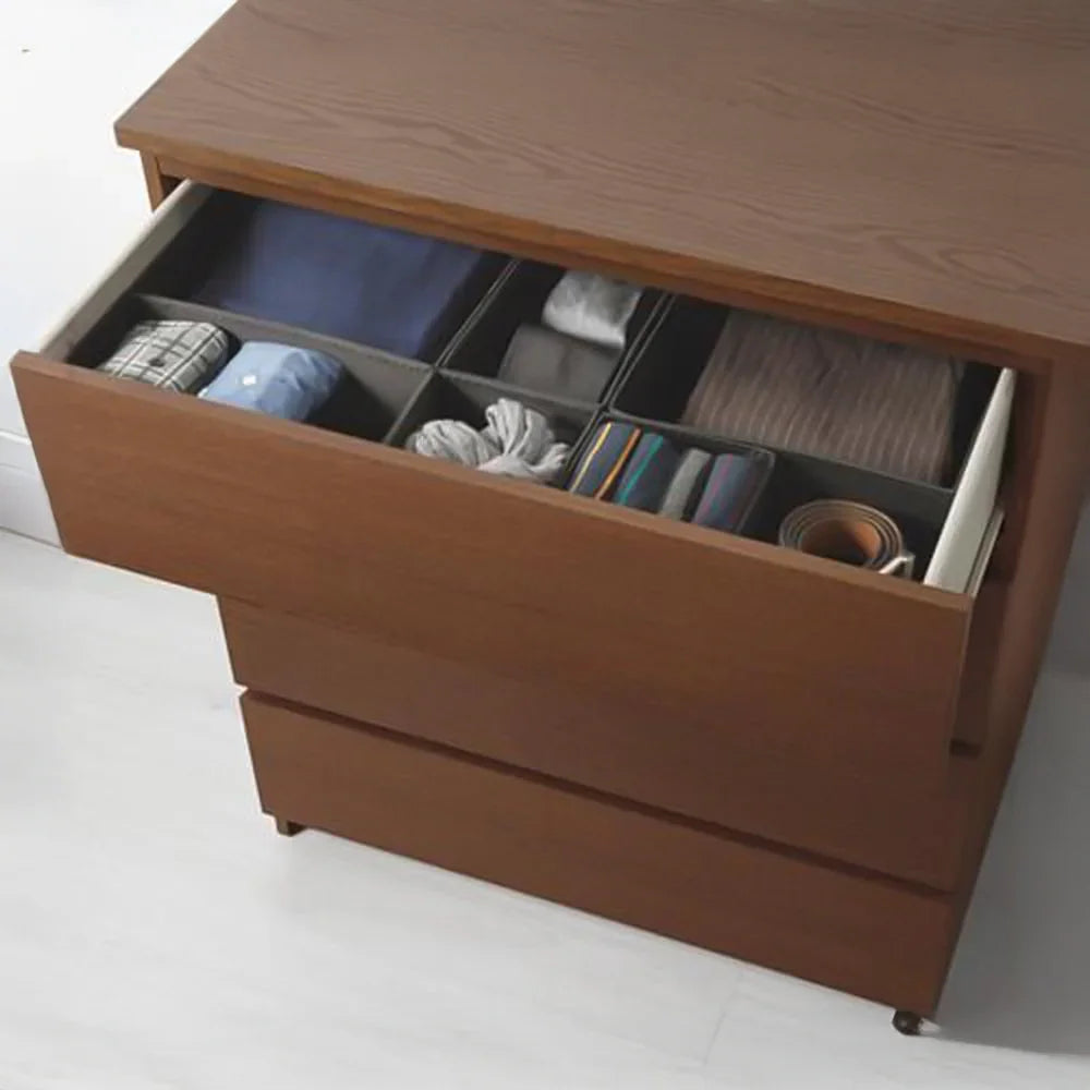Drawer Unit - MDF Wood - Brown - 78x45x100 cm - Cataloug