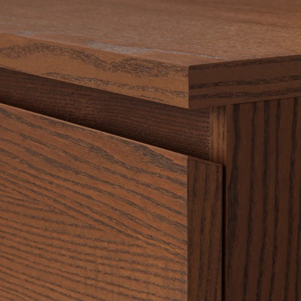 Drawer Unit - MDF Wood - Brown - 123x78x45 cm - Cataloug