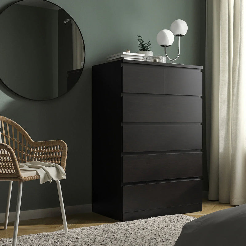Drawer Unit - MDF Wood - Brown - 78x45x123 cm - Cataloug