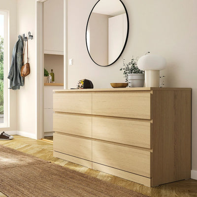 Drawer Unit - MDF Wood - Beige - 156x45x78 cm - Cataloug