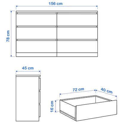 وحدة أدراج 156 × 45 MD.DU.501.2