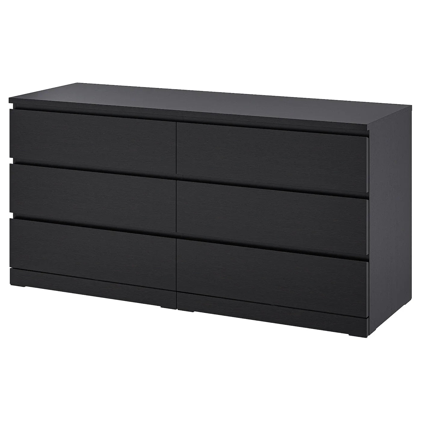 Drawer Unit - MDF Wood - Black - 156x45x78 cm - Cataloug