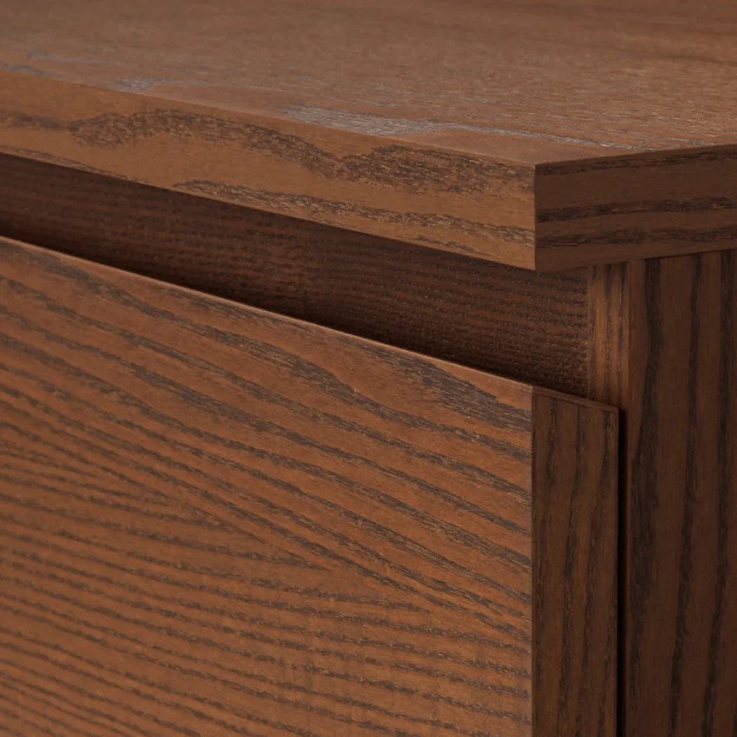 Drawer Unit - MDF Wood - Brown - 156x78x45 cm - Cataloug