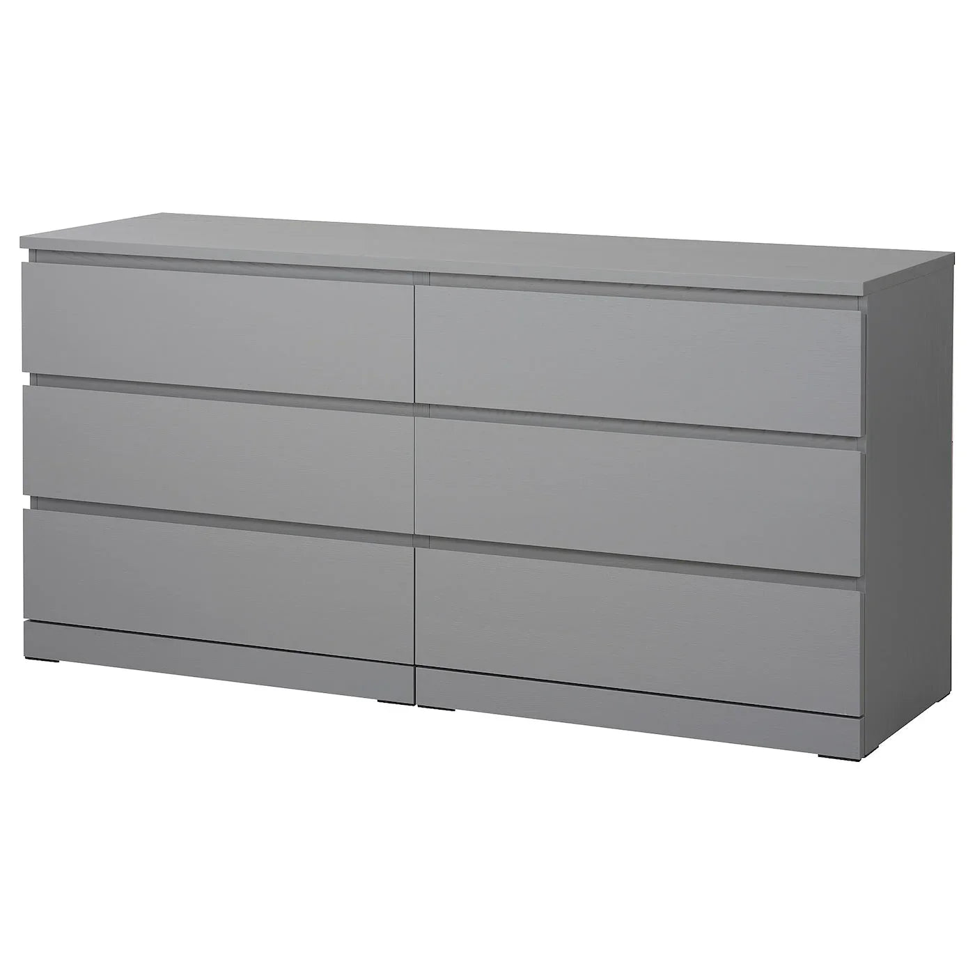 Drawer Unit - MDF Wood - Grey - 156x45x78 cm - Cataloug
