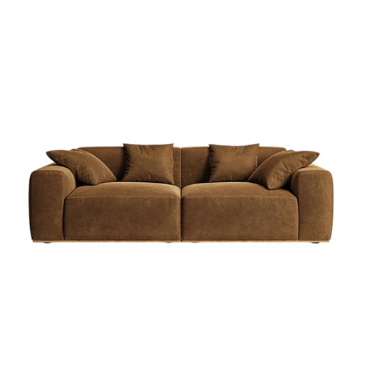 Sofa - Beech Wood - Linen Fabric - 225x85 cm - Cataloug