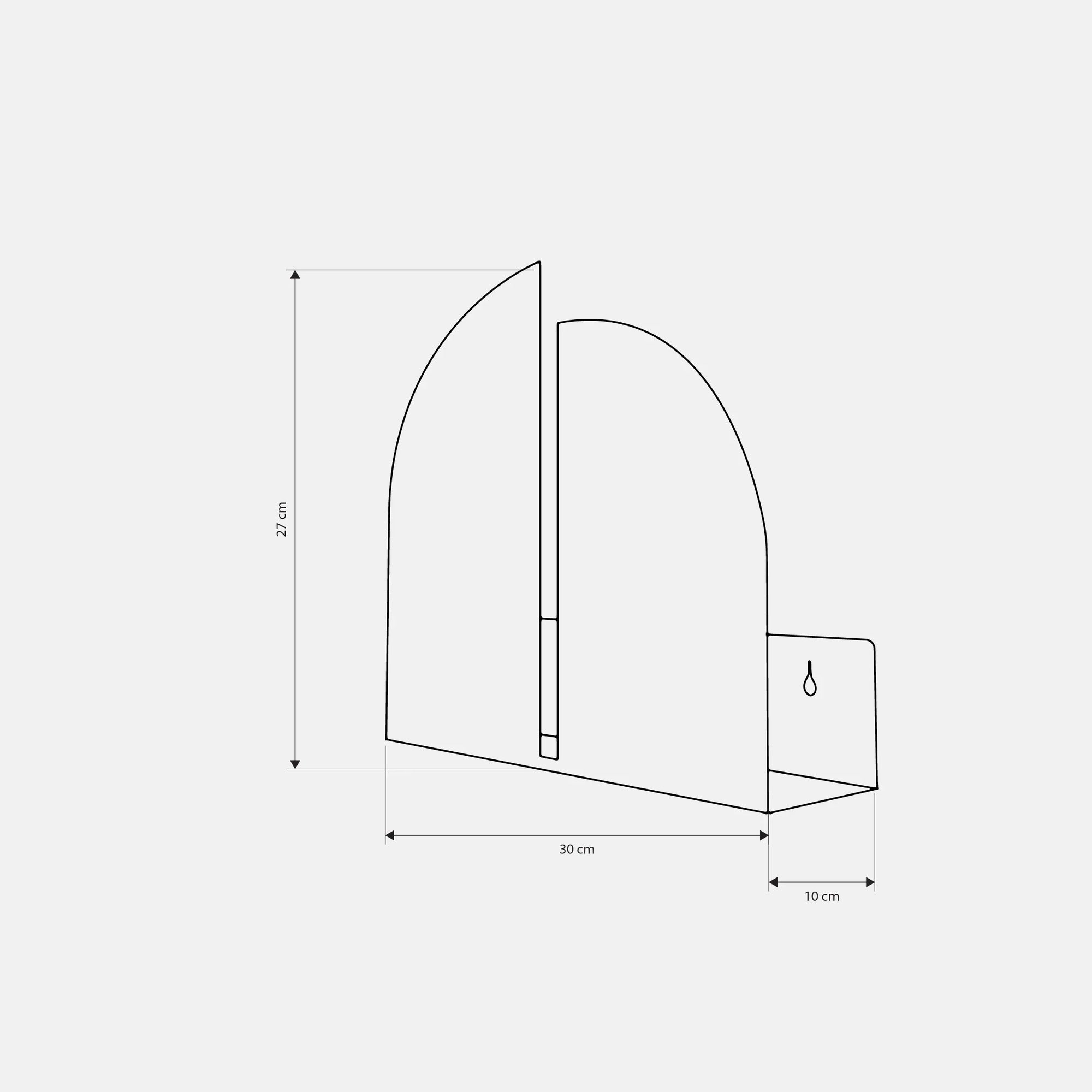 Decoration Shelf - Steel - Multi Color - 27×8×30 cm - Cataloug