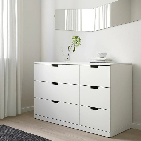 Drawer Unit - MDF Wood - White - 117x42x76 cm - Cataloug