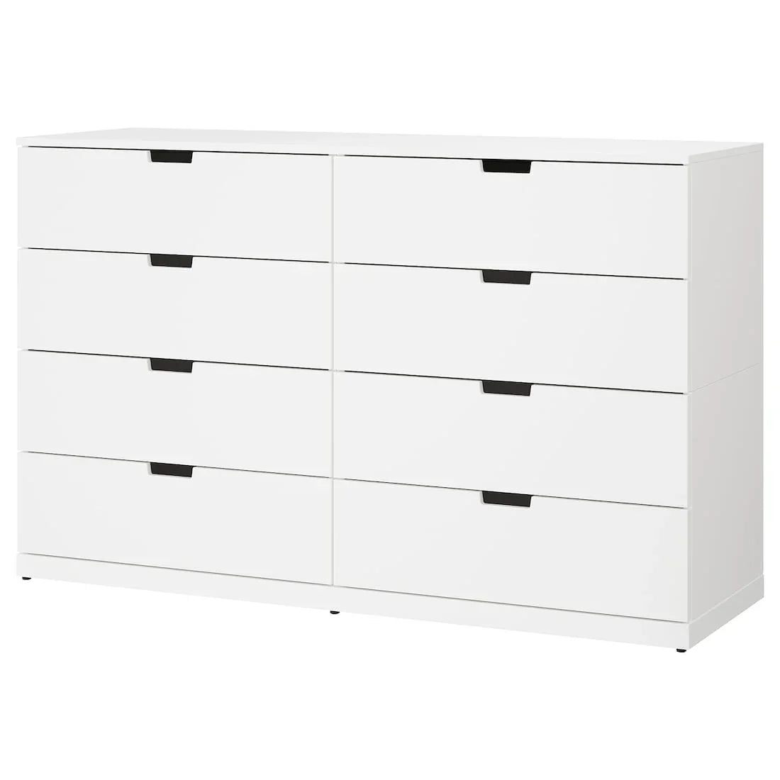 Drawer Unit - MDF Wood - White - 156x42x99 cm - Cataloug