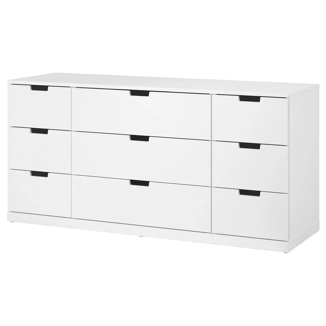 Drawer Unit - MDF Wood - White - 156x42x76 cm - Cataloug