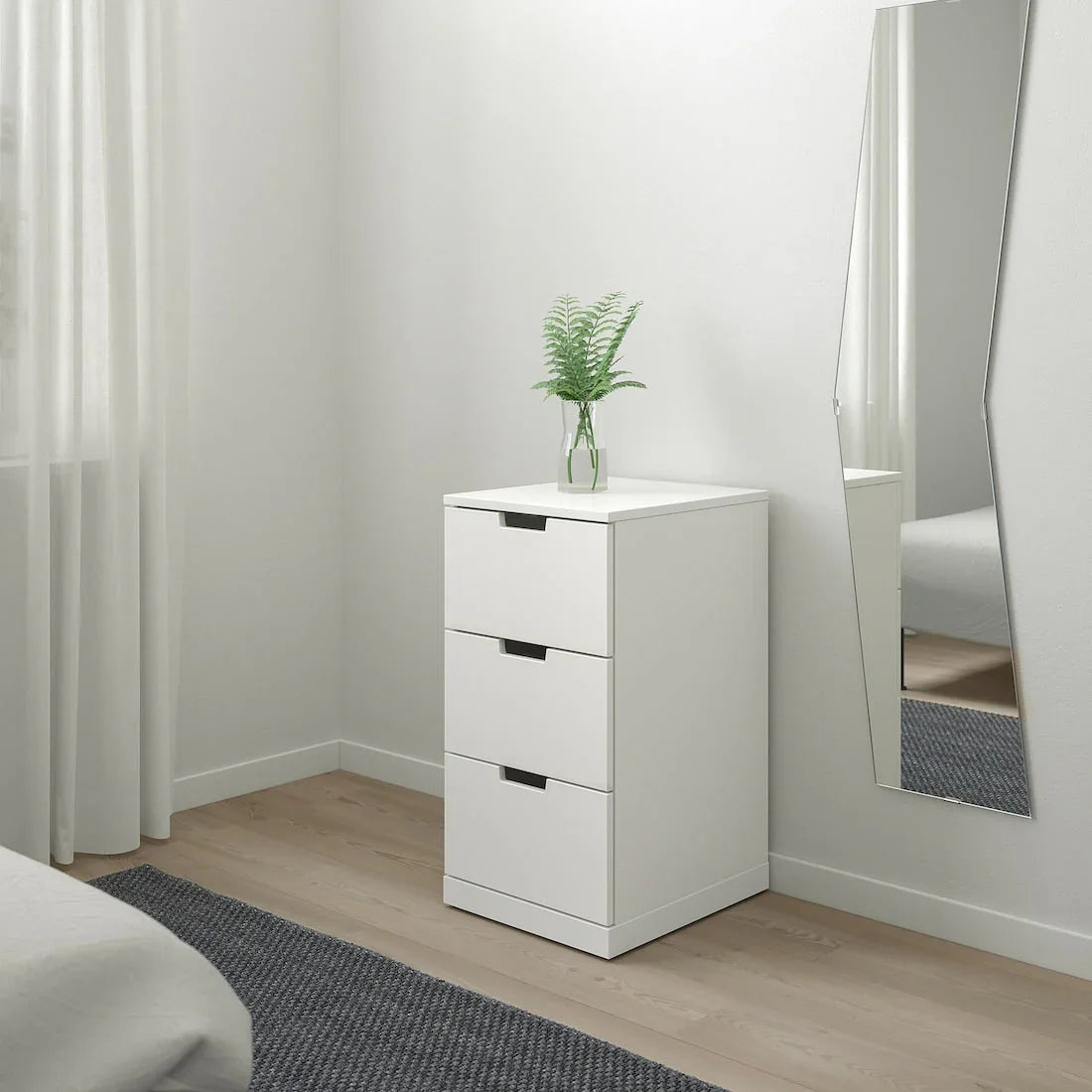 Drawer Unit - MDF Wood - White - 42x40x79 cm - Cataloug