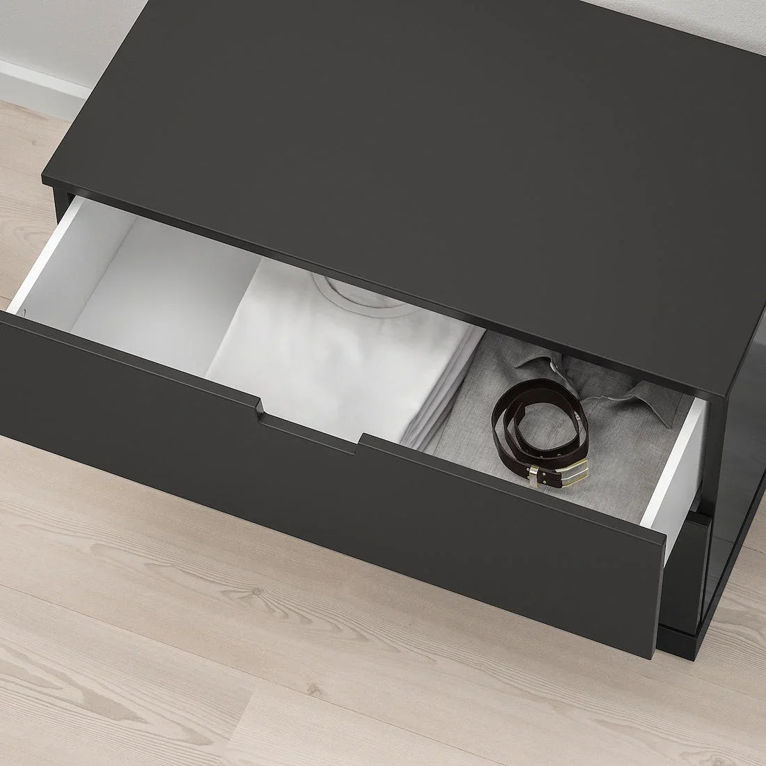 Drawer Unit - MDF Wood - Black - 78x42x54 cm - Cataloug