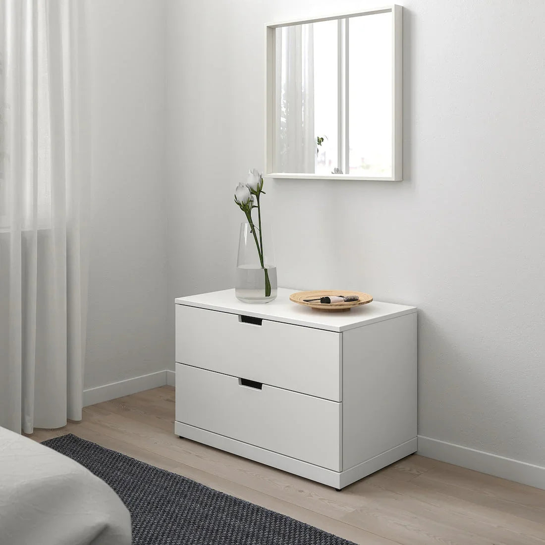 Drawer Unit - MDF Wood - White - 78x42x54 cm - Cataloug