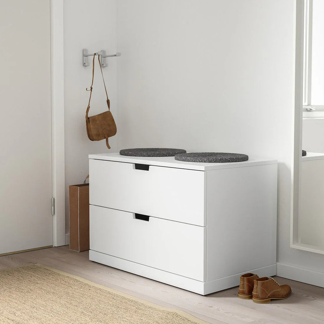Drawer Unit - MDF Wood - White - 78x42x54 cm - Cataloug
