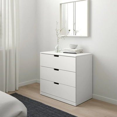 Drawer Unit - MDF Wood - White - 78x42x76 cm - Cataloug
