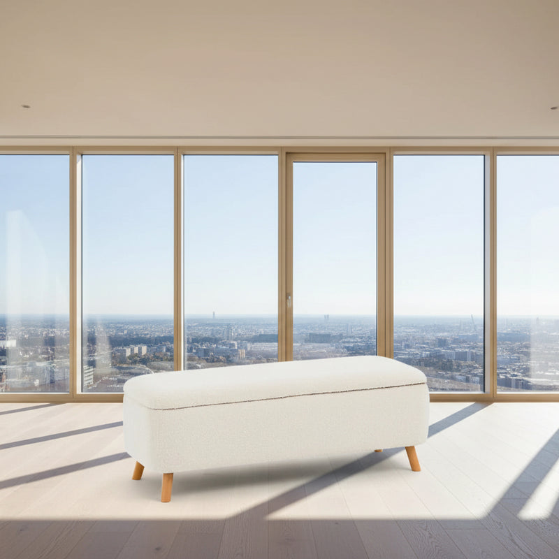 Banquette ( Storage ) - Multi color - Linen - 120x40x45 CM - Cataloug