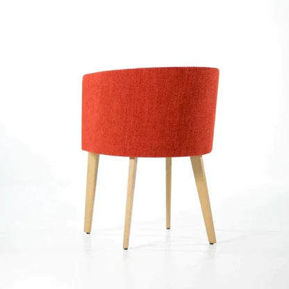 Chair - Oak Wood - Beech Wood - Linen- Multi color - 60x60x80 cm - Cataloug