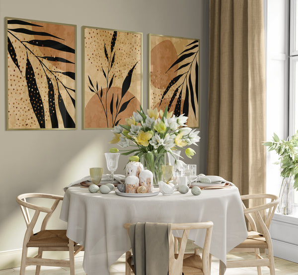 Tableau Set - Multi Color - 3 Pieces - 60x120 cm