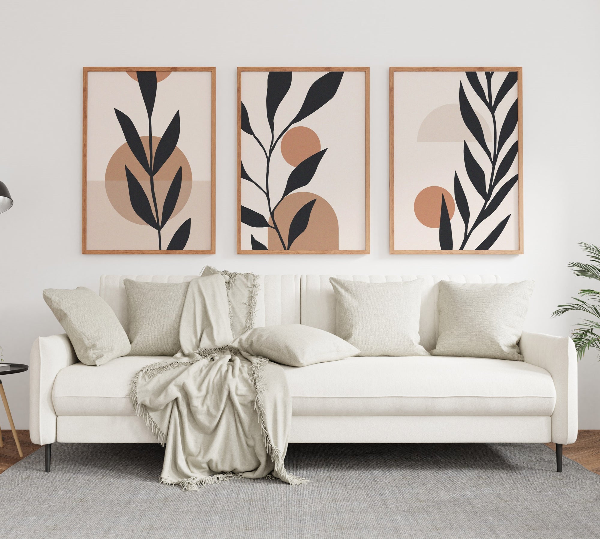 Tableau Set - Multi Color - 3 Pieces - 60x120 cm