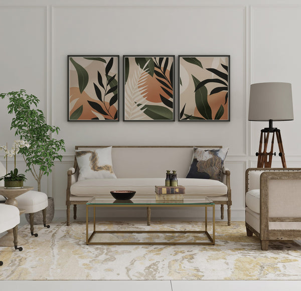 مجموعة تابلوه - متعدد الألوان - 3 قطع - 60×120 سم