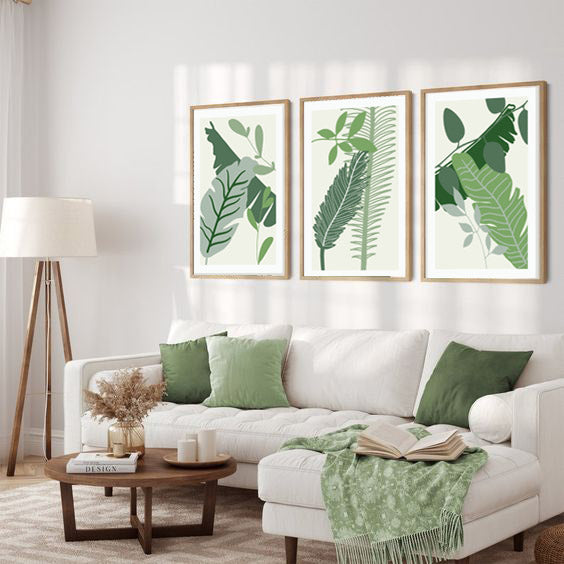 Tableau Set - Multi Color - 3 Pieces - 60x120 cm