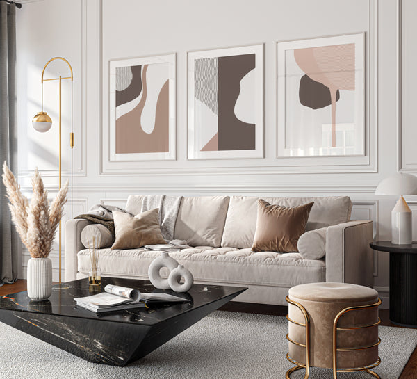 Tableau Set - Multi Color - 3 Pieces - 60x120 cm