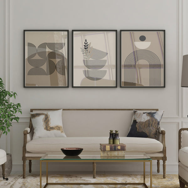 Tableau Set - Multi Color - 3 Pieces - 60x120 cm