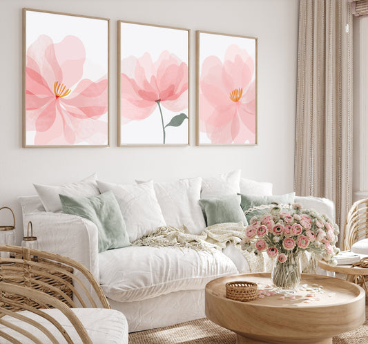 مجموعة تابلوه - متعدد الألوان - 3 قطع - 60×120 سم