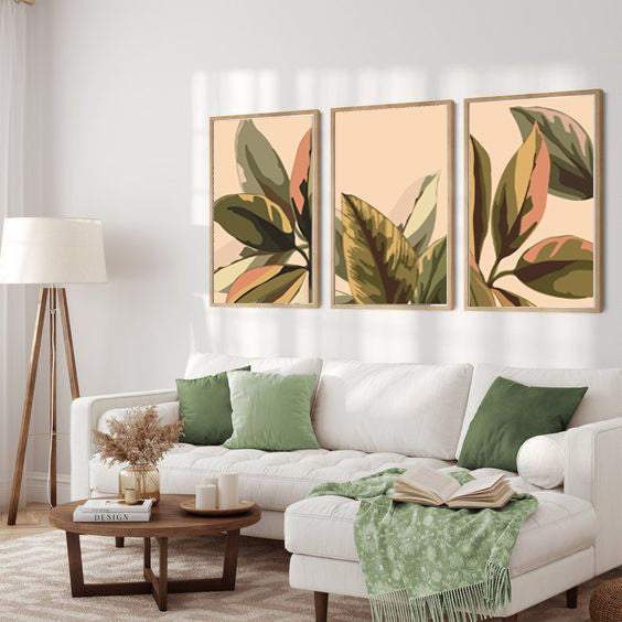 مجموعة تابلوه - متعدد الألوان - 3 قطع - 60×120 سم