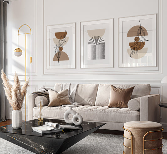 مجموعة تابلوه - متعدد الألوان - 3 قطع - 60×120 سم