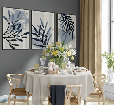 Tableau Set - Multi Color - 3 Pieces - 60x120cm