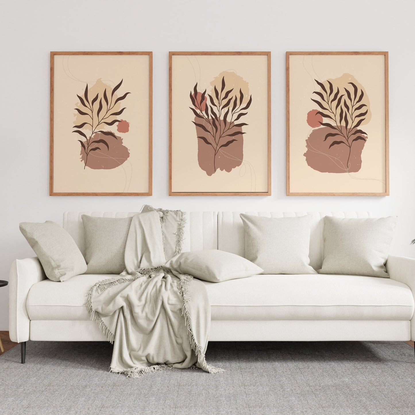 Tableau Set - Multi Color - 3 Pieces - 60x120 cm