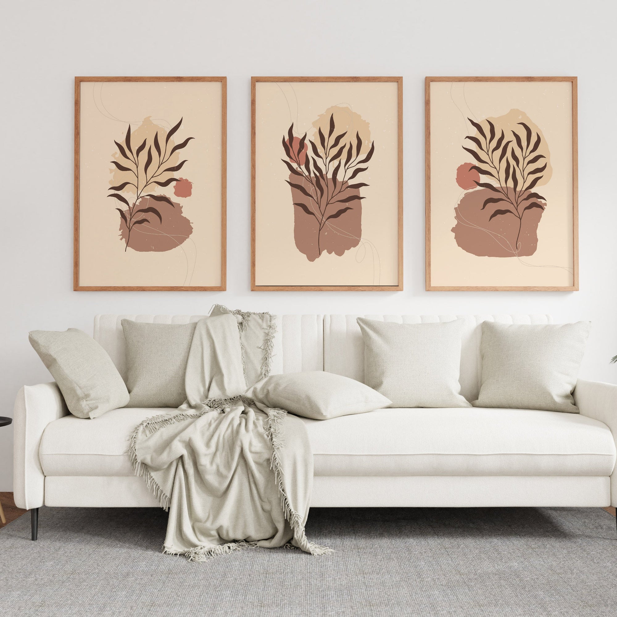 Tableau Set - Multi Color - 3 Pieces - 60x120 cm