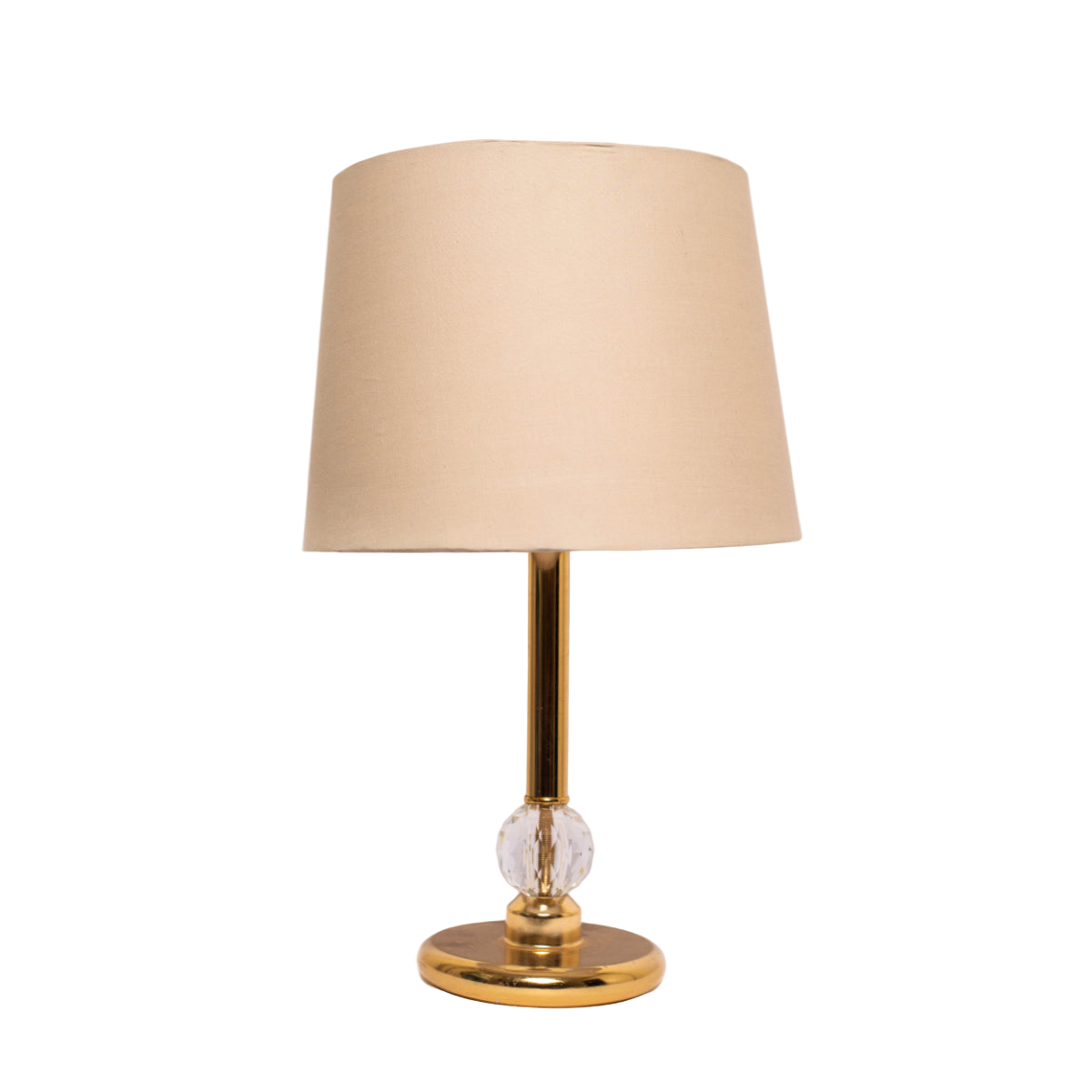 Table Lamp - Steel - Gold & Off White - 50x28 cm