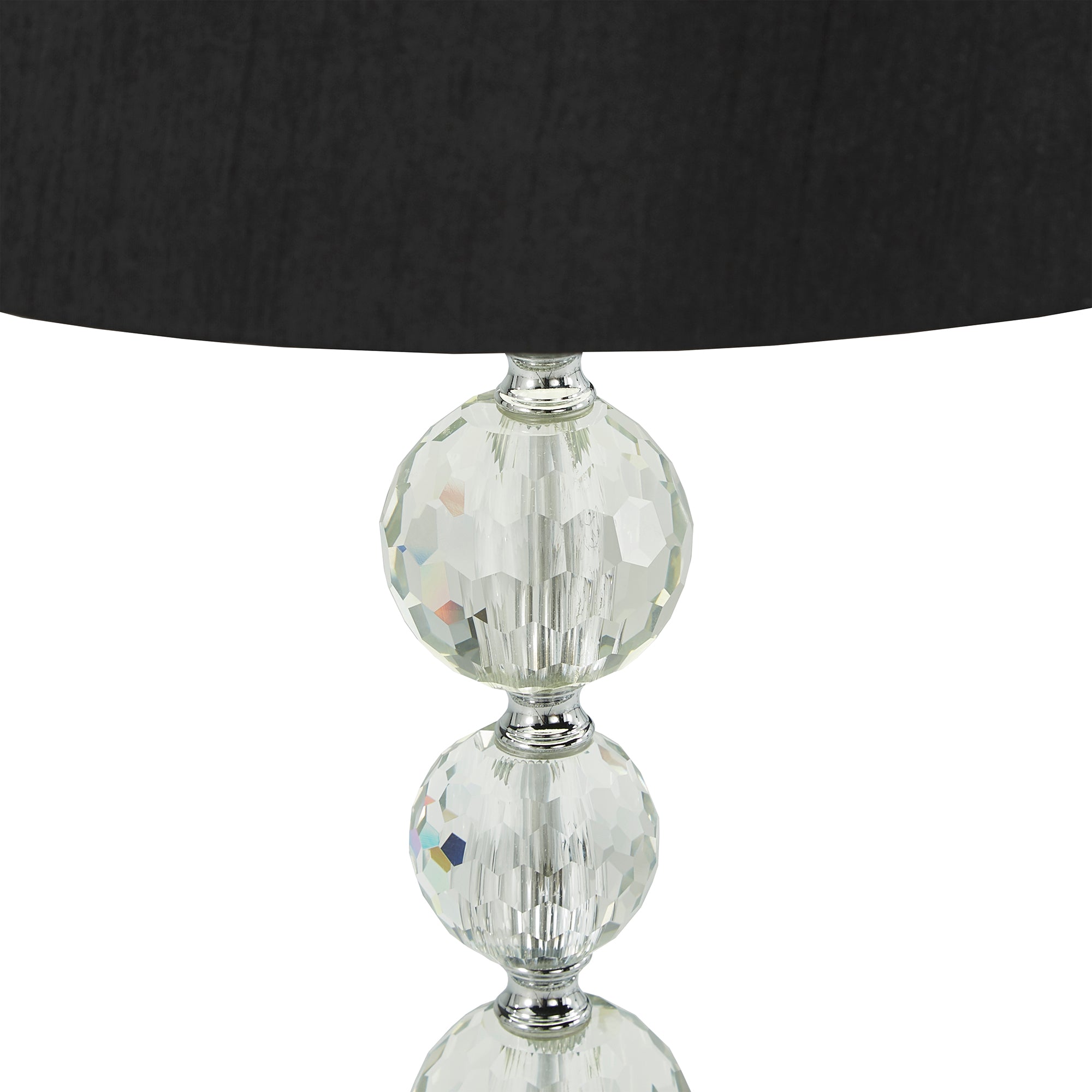 Floor Lamp - Steel -Silver & black - 150x40 cm