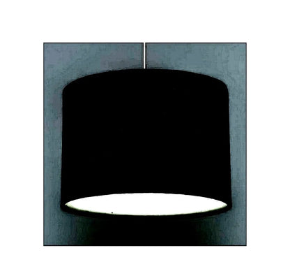 Ceiling Lamp - Fabric - Black - 40x40 cm
