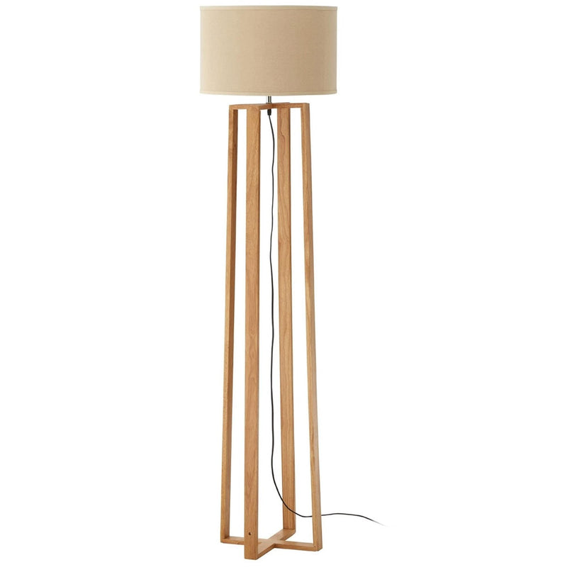 Floor Lamp - Beech Wood - Multi Color - 150 x40 cm