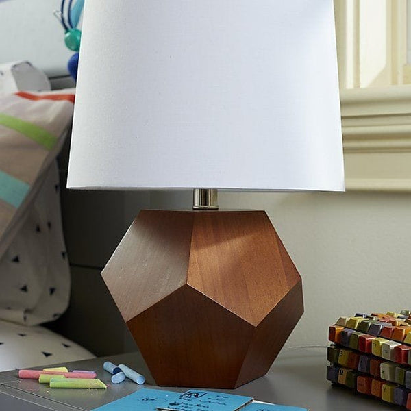 Table Lamp - Beech Wood - Multi Color - 45x28 cm