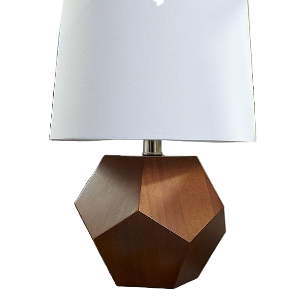 Table Lamp - Beech Wood - Multi Color - 45x28 cm