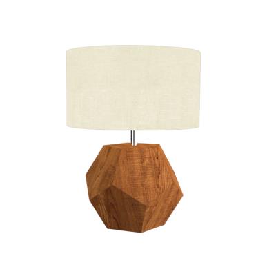 Table Lamp - Beech Wood - Multi Color - 45x28 cm