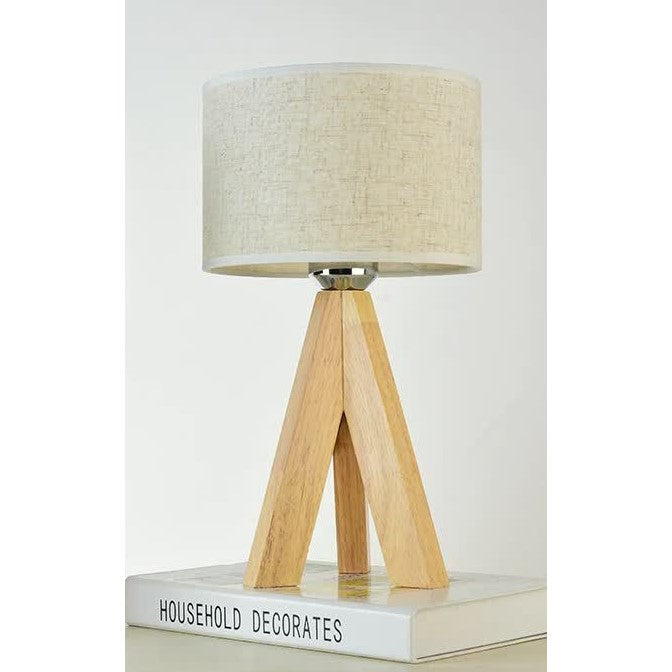 Table Lamp - Beech Wood - Multi Color - 45x28 cm