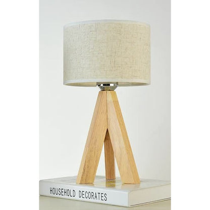 Table Lamp - Beech Wood - Multi Color - 45x28 cm