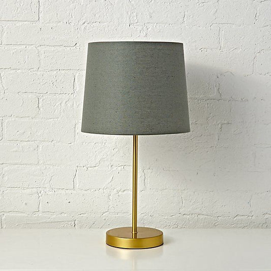 Table Lamp - Steel - Gold & Gray - 45x28 cm