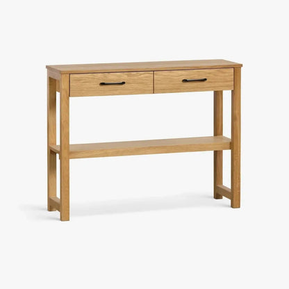 كونسول مع إطار -غير متوفر-لون خشبي- 110x35x90 سم