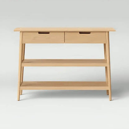 كونسول مع إطار - شمال غرب - لون خشبي - 110 × 35 × 90 سم