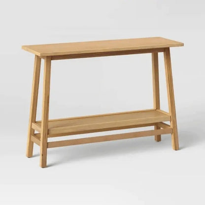 كونسول مع مرآة-NW-لون خشبي-110x29x61 سم